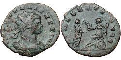 1 Антониниан Римская империя (27BC-395) Бронза Аврелиан (215-275)