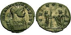 1 Антониниан Римская империя (27BC-395) Бронза Аврелиан (215-275)