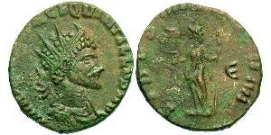 1 Антониниан Римская империя (27BC-395) Бронза Квинтилл (220-270)