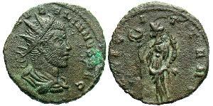 1 Антониниан Римская империя (27BC-395) Бронза Аврелиан (215-275)