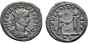 1 Антониниан Римская империя (27BC-395) Бронза Проб (232-282)