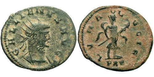 1 Антониниан Римская империя (27BC-395) Бронза Галлиен (218-268)