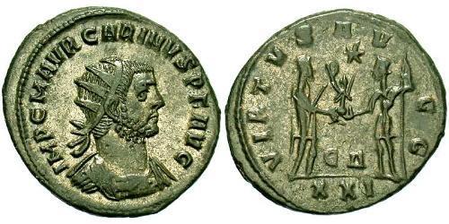 1 Антониниан Римская империя (27BC-395) Бронза Карин (257-285)