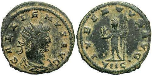 1 Антониниан Римская империя (27BC-395) Бронза Галлиен (218-268)