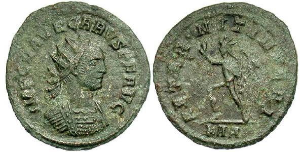 1 Антониниан Римская империя (27BC-395) Бронза Кар (230-283)