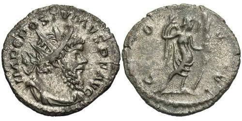 1 Антониниан Галльская империя (260-274) Серебро Марк Латиний Постум (260-268)