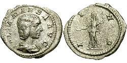 1 Антониниан Римская империя (27BC-395) Серебро Julia Maesa (165-224)