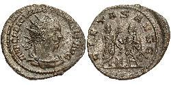 1 Антониниан Римская империя (27BC-395) Серебро Валериан I (193-260)
