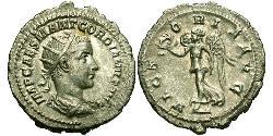 1 Антониниан Римская империя (27BC-395) Серебро Гордиан III(225-244)