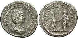 1 Антониниан Римская империя (27BC-395) Серебро Salonina (?-268)