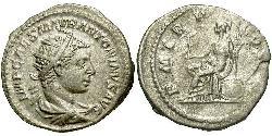 1 Антониниан Римская империя (27BC-395) Серебро Гелиогабал (203-222)