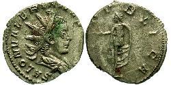 1 Антониниан Римская империя (27BC-395) Серебро Салонин (242 - 260)