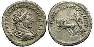 1 Антониниан Римская империя (27BC-395) Серебро Каракалла (188-217)