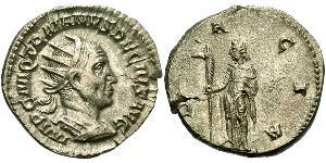 1 Антониниан Римская империя (27BC-395) Серебро Деций Траян (201-251)