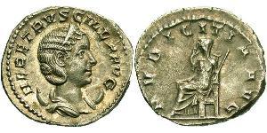 1 Антониниан Римская империя (27BC-395) Серебро Herennia Etruscilla (249-251)