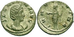 1 Антониниан Римская империя (27BC-395) Серебро Salonina (?-268)