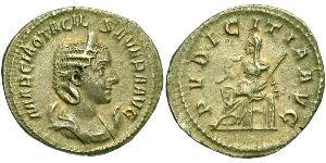 1 Антониниан Римская империя (27BC-395) Серебро Otacilia Severa (244-249)