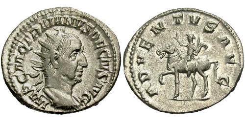 1 Антониниан Римская империя (27BC-395) Серебро Деций Траян (201-251)