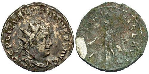 1 Антониниан Римская империя (27BC-395) Серебро Валериан I (193-260)