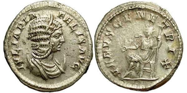 1 Антониниан Римская империя (27BC-395) Серебро Юлия Домна (?-217)