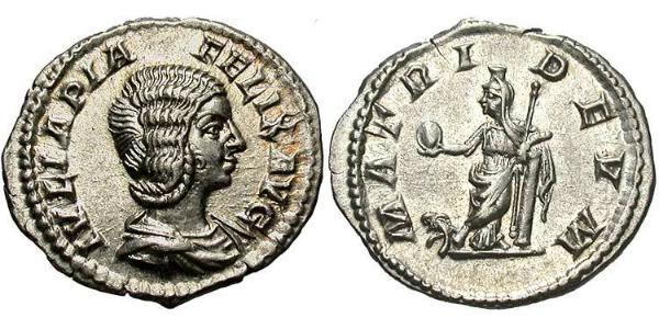 1 Антониниан Римская империя (27BC-395) Серебро Юлия Домна (?-217)