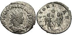 1 Антониниан Римская империя (27BC-395) Серебро (билон) Галлиен (218-268)