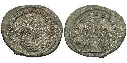1 Антониниан Римская империя (27BC-395) Серебро (билон) Салонин (242 - 260)