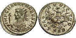 1 Антониниан Римская империя (27BC-395) Серебро/Медь Проб (232-282)