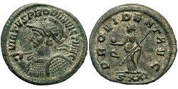 1 Антониниан Римская империя (27BC-395) Серебро/Медь Проб (232-282)