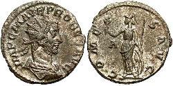 1 Антониниан Римская империя (27BC-395) Серебро/Медь Проб (232-282)