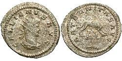 1 Антониниан Римская империя (27BC-395) Серебро/Медь Галлиен (218-268)