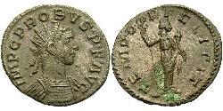 1 Антониниан Римская империя (27BC-395) Серебро/Медь Проб (232-282)