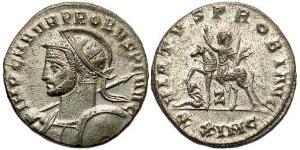 1 Антониниан Римская империя (27BC-395) Серебро/Медь Проб (232-282)