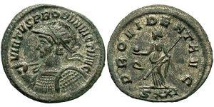 1 Антониниан Римская империя (27BC-395) Серебро/Медь Проб (232-282)