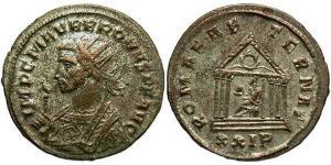 1 Антониниан Римская империя (27BC-395) Серебро/Медь Проб (232-282)