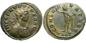 1 Антониниан Римская империя (27BC-395) Серебро/Медь Проб (232-282)