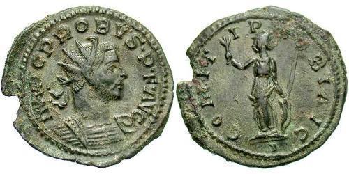 1 Антониниан Римская империя (27BC-395) Серебро/Медь Проб (232-282)