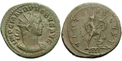 1 Антониниан Римская империя (27BC-395) Серебро/Медь Проб (232-282)