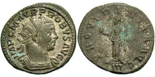 1 Антониниан Римская империя (27BC-395) Серебро/Медь Проб (232-282)