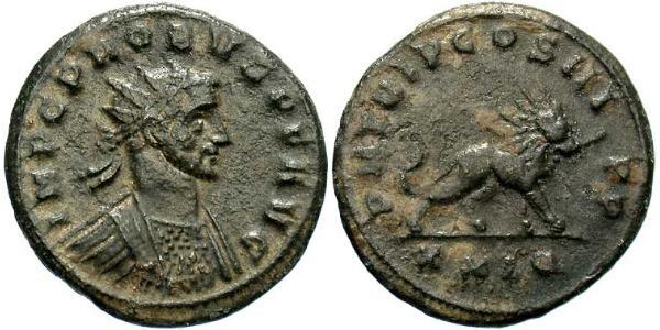 1 Антониниан Римская империя (27BC-395) Серебро/Медь Проб (232-282)