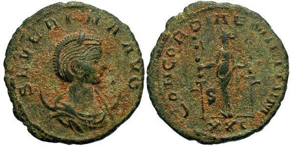 1 Антонініан Римська імперія (27BC-395)  Ulpia Severina (?-?)