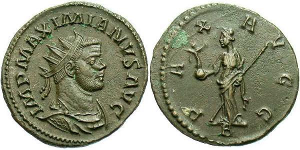 1 Антонініан Римська імперія (27BC-395)  Максиміан (250-310)