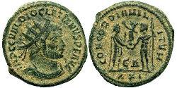 1 Антонініан Римська імперія (27BC-395) Бронза Діоклетіан (244-311)