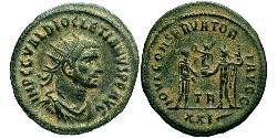 1 Антонініан Римська імперія (27BC-395) Бронза Діоклетіан (244-311)