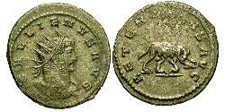 1 Антонініан Римська імперія (27BC-395) Бронза Галліен (218-268)