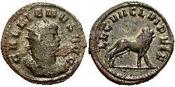 1 Антонініан Римська імперія (27BC-395) Бронза Галліен (218-268)