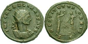 1 Антонініан Римська імперія (27BC-395) Бронза Авреліан (215-275)