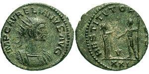 1 Антонініан Римська імперія (27BC-395) Бронза Авреліан (215-275)