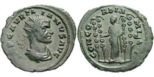 1 Антонініан Римська імперія (27BC-395) Бронза Авреліан (215-275)