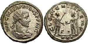 1 Антонініан Римська імперія (27BC-395) Мідь/Срібло Проб (232-282)